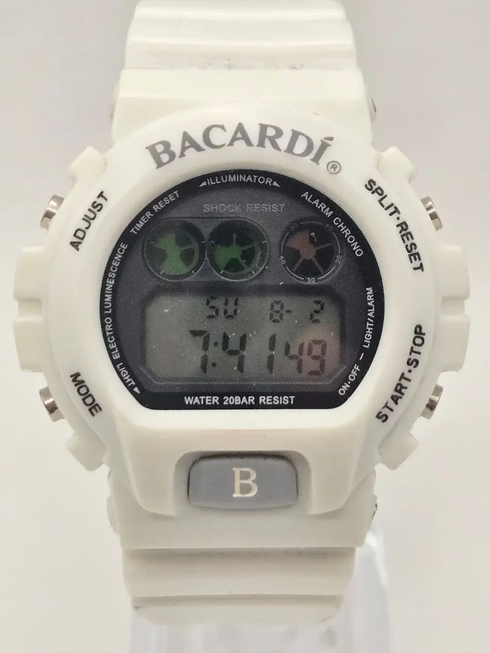 Bacardi Pineapple Fusion White Digital Promo Watch